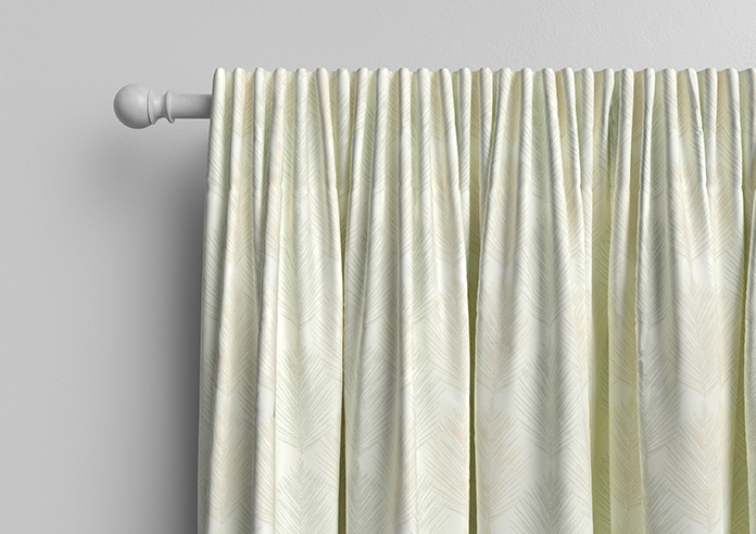 Gentle Palm, Lemon - Made to Measure Curtains - Image 10